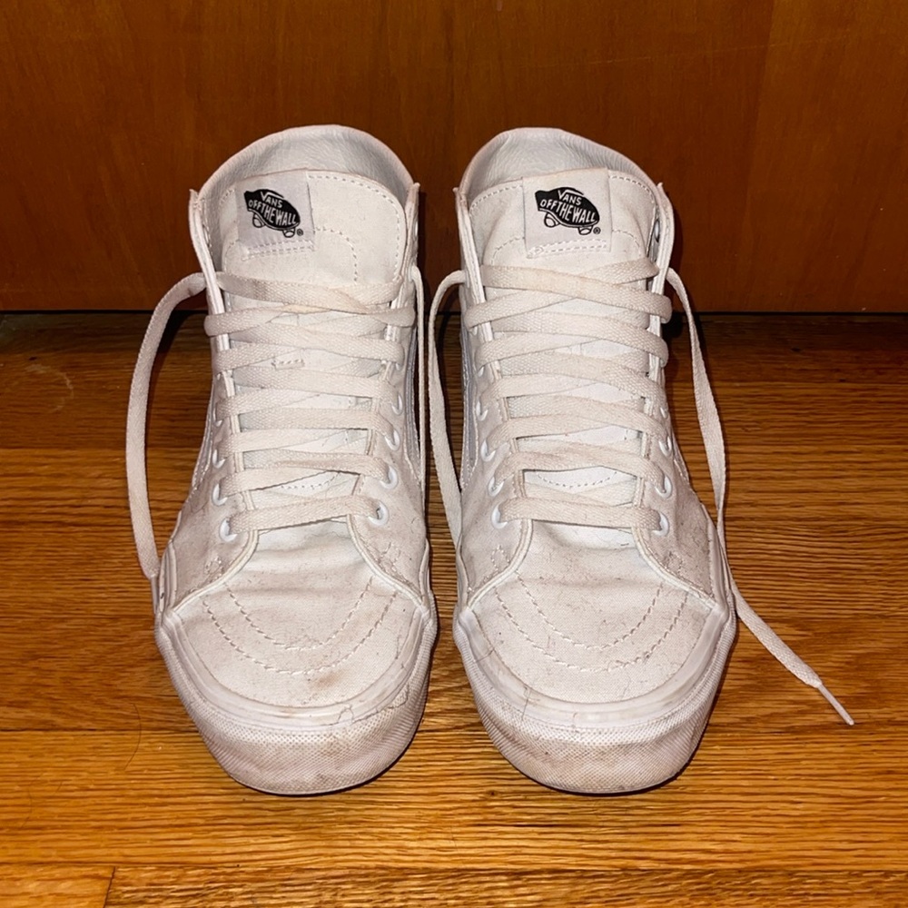 White high top vans